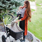 Couverture enveloppante - Gris - formidable maman